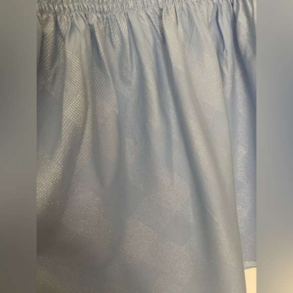 Hill House The Athena Nap Dress - Light Blue Glitter Check - sz M - Picture 3 of 6